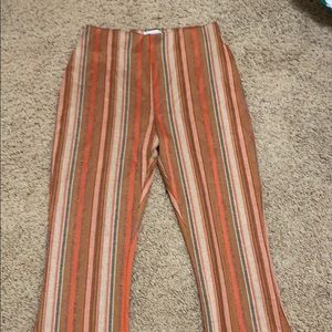 Striped pull on pants